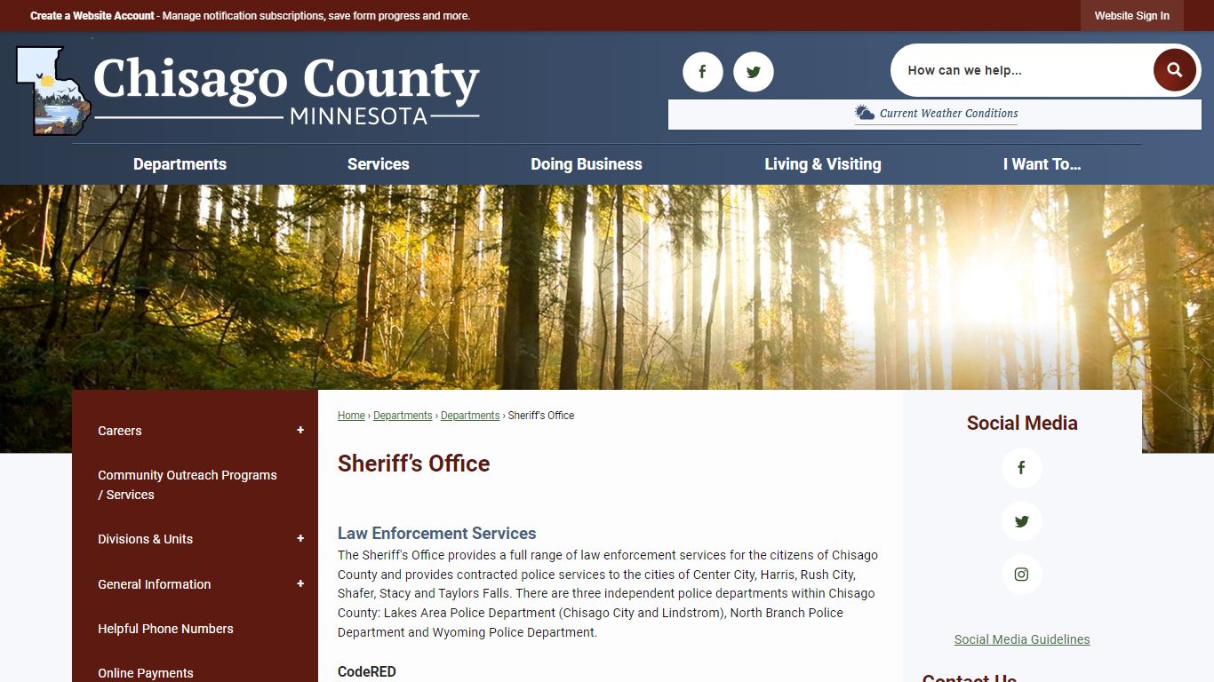 Sheriff’s Office | Chisago County, MN - Official Website