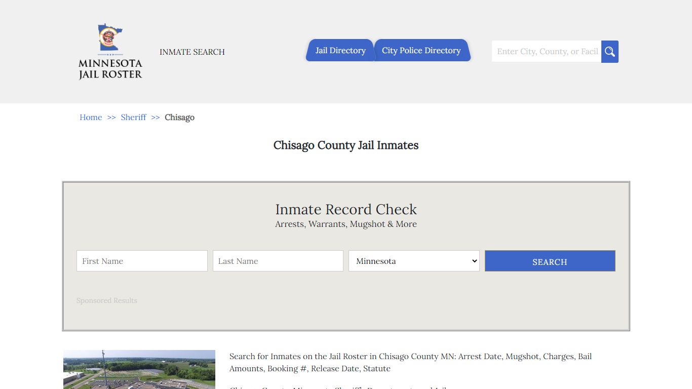 Chisago County Jail Inmates | Jail Roster Search
